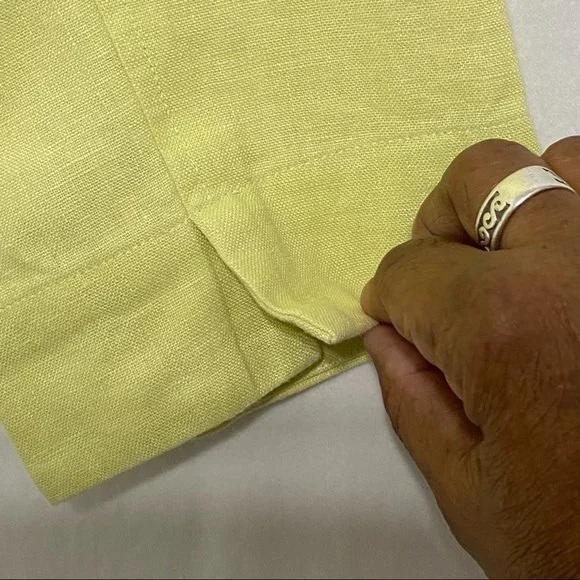 Madison Studios Pale Yellow Green Blazer Jacket Over Shirt size 14 - Picture 8 of 10